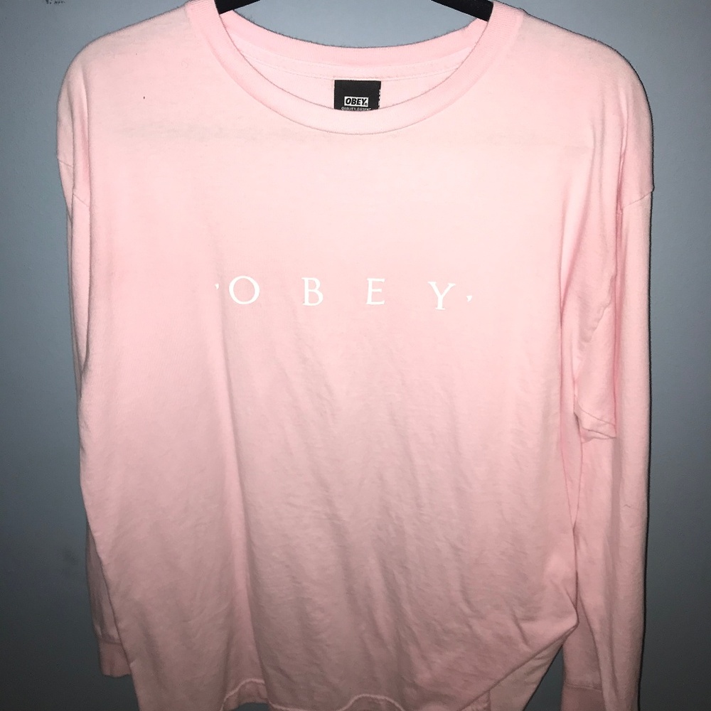Obey Pink Longsleeve